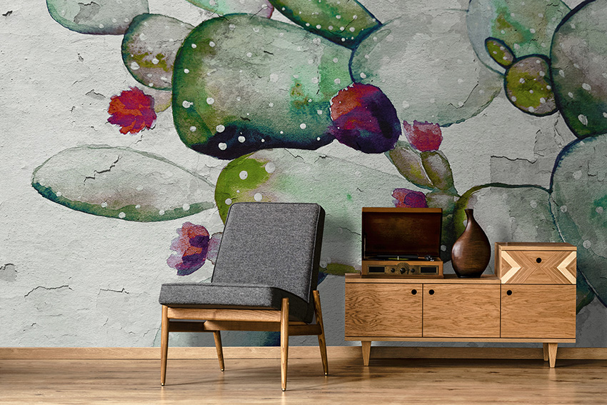 parati cactus design