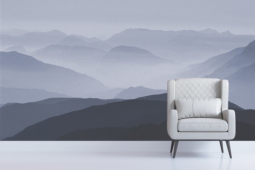 Immagine del decoro incollato a parete