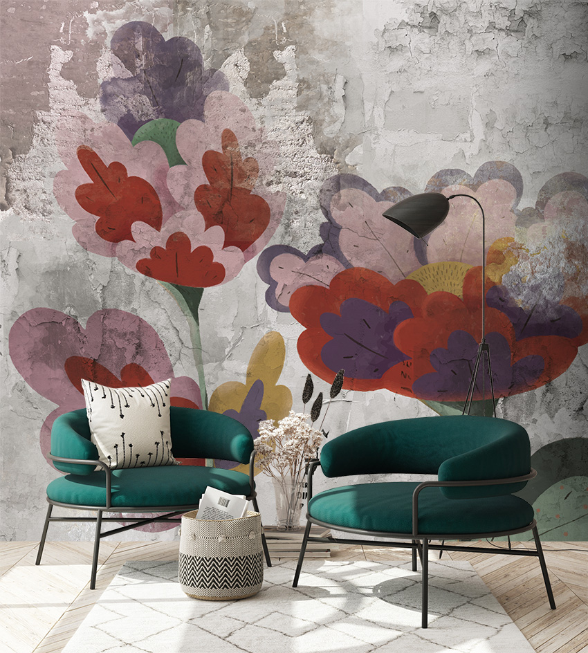 parati fioritura di primavera