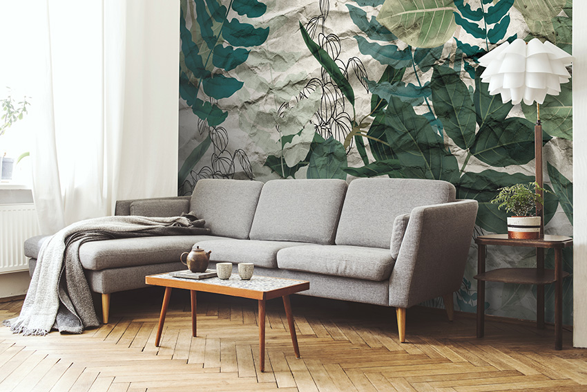 parati tropicale vintage