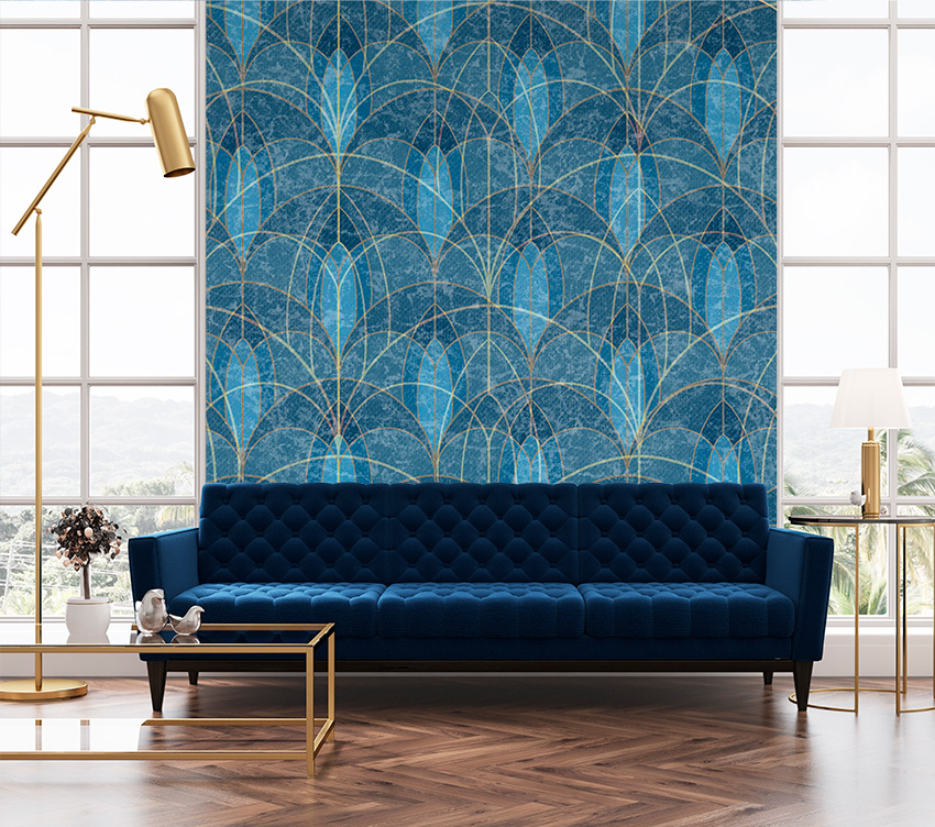 parati linee fiorite