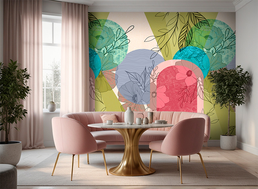 parati giardino magico