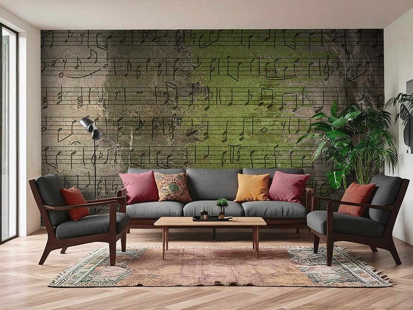 parati musica astratta