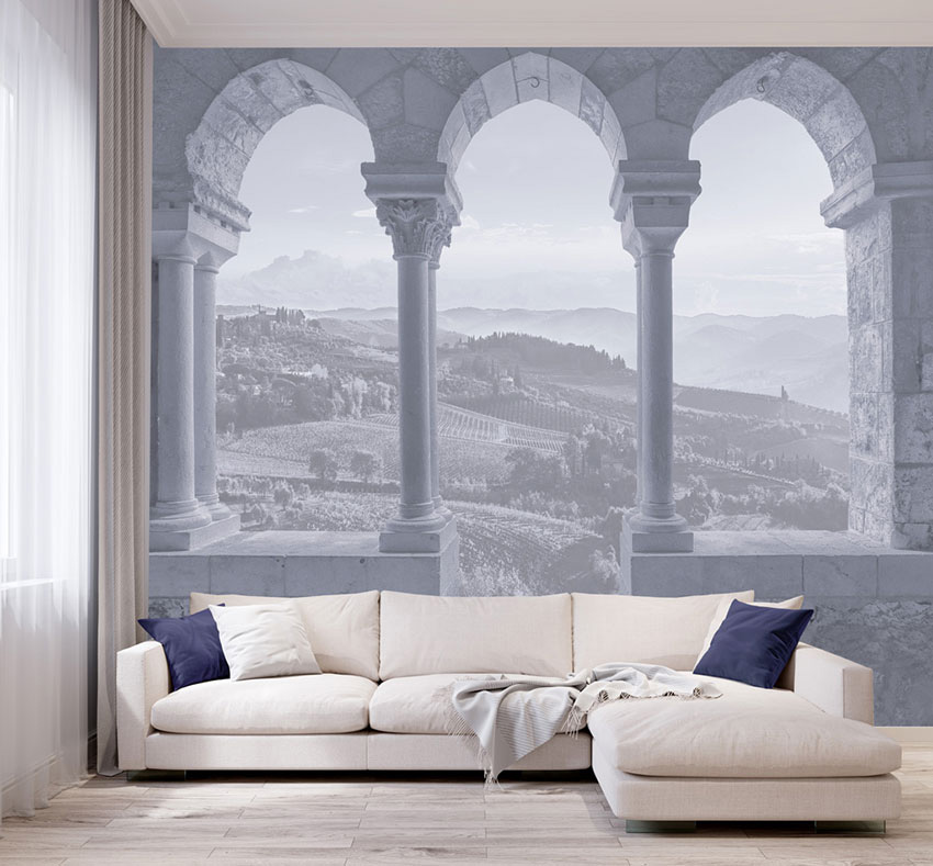 parati veduta sulle colline