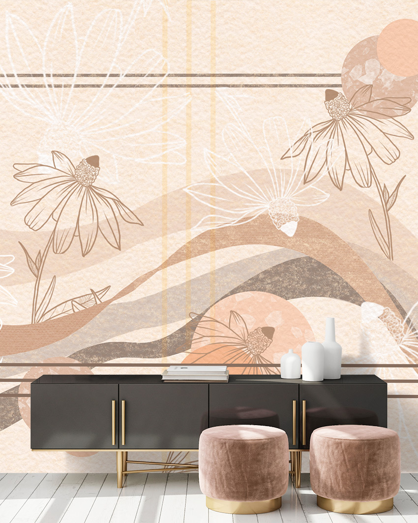 parati vento tra i fiori