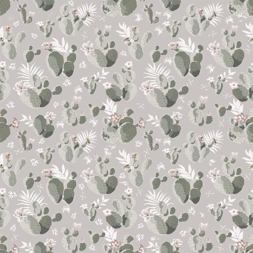 tappezzeria con cactus