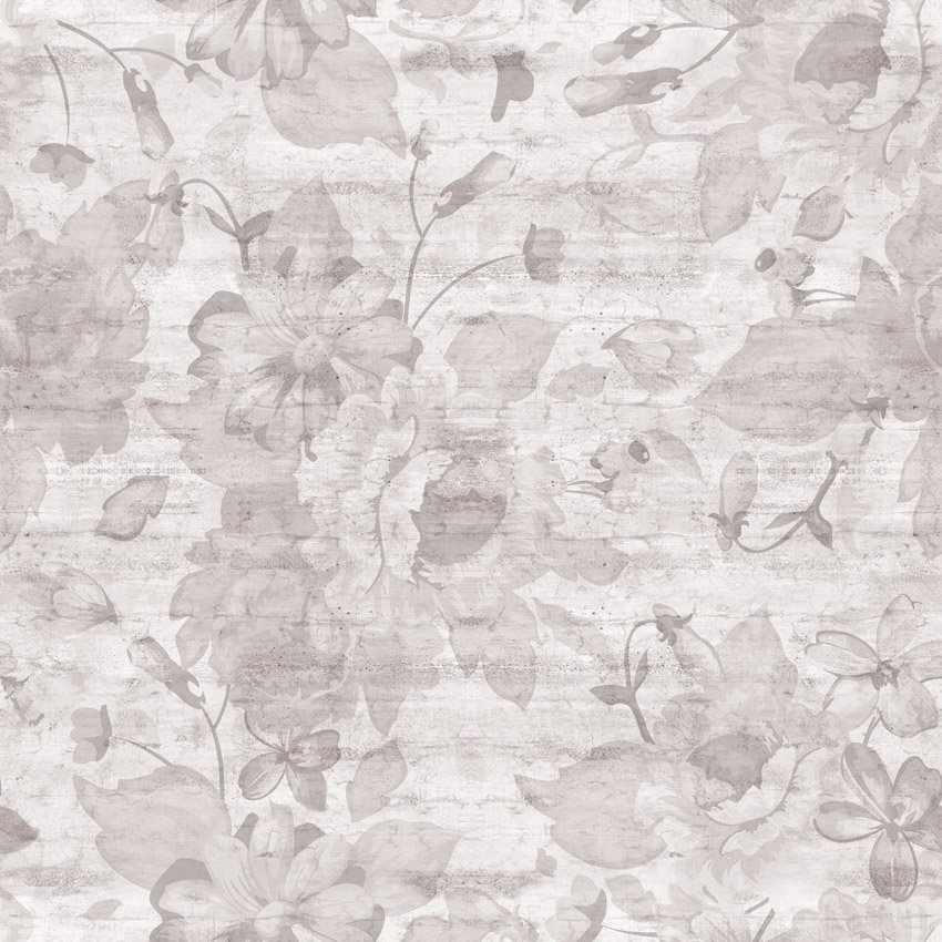 Stanza Camera da letto - Rose e cemento colore 3 carta da parati rose e cemento grigio