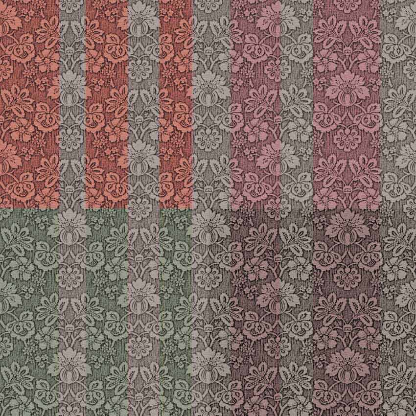 Pareti A righe - Righe colorate colore 2 Grafica con seconda variante di colore