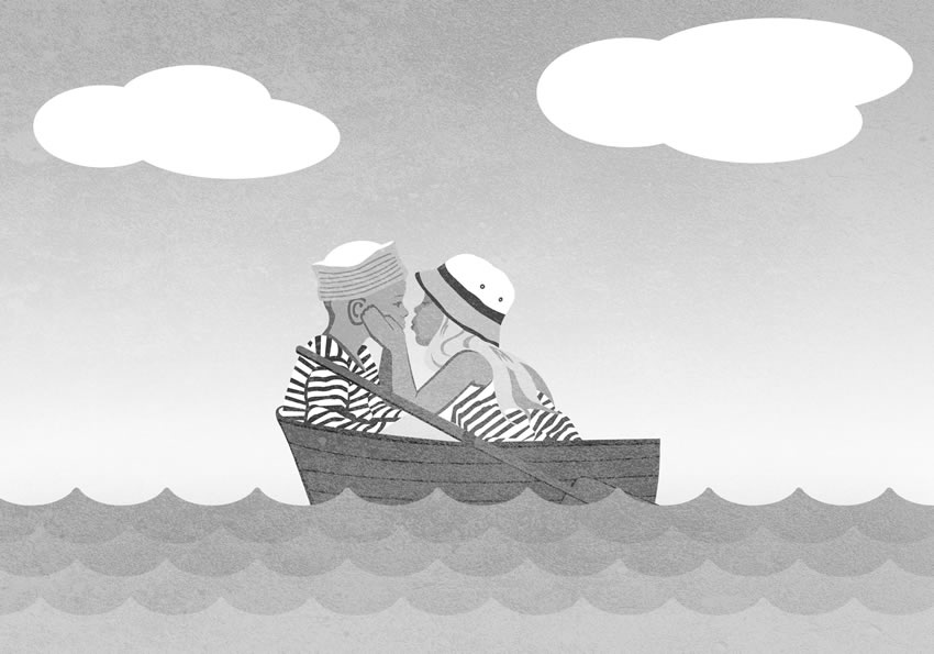 carta da parati colore 2 bimbi