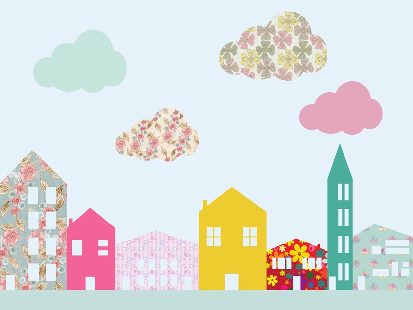 Seconda variante di colore con cielo azzurro