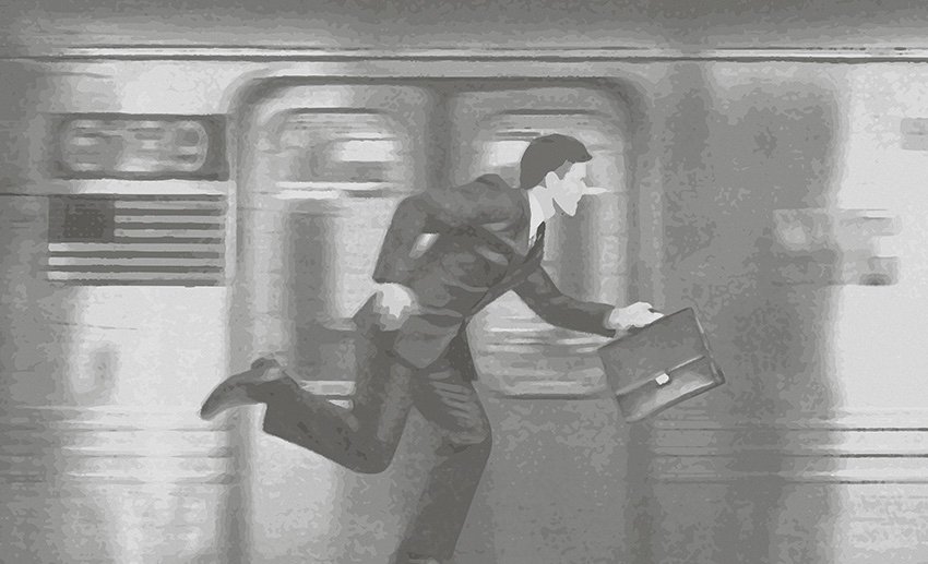 Pareti New York - Metropolitana colore 2 Seconda variante di colore della grafica che raffigura una delle più antiche ed estese reti di trasporto del mondo