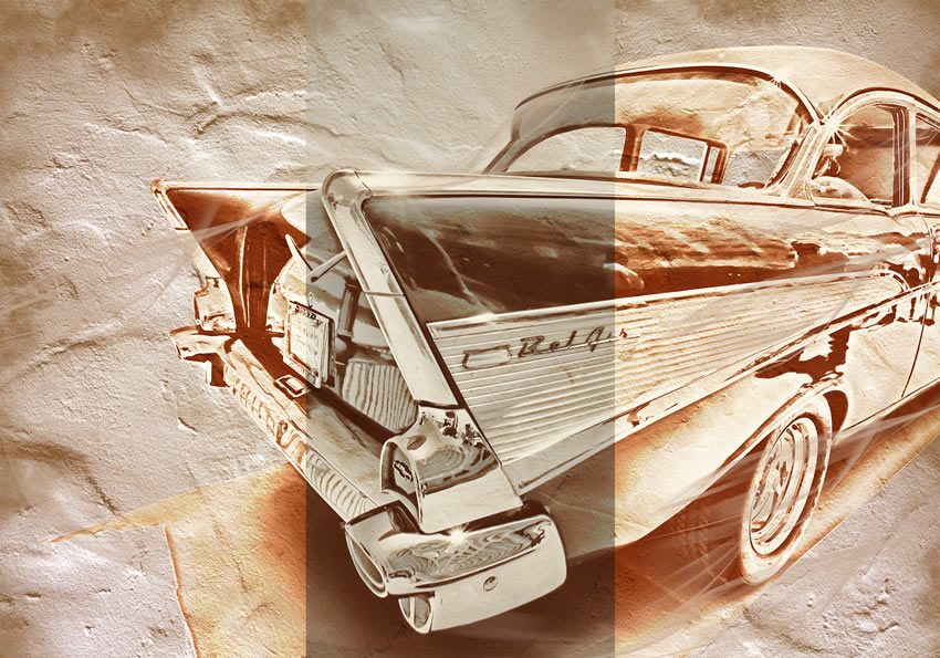 tappezzeria color seppia per locali