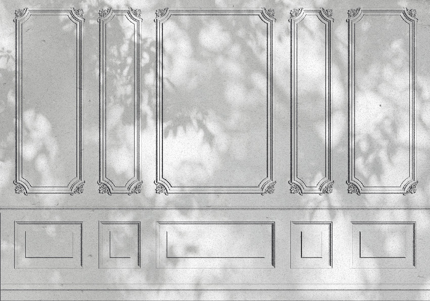 boiserie carta da parati