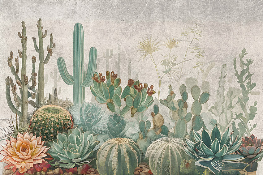 oasi mediterranea carta da parati