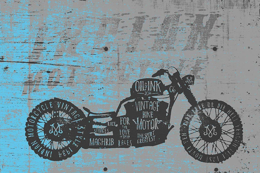 Parato Anni 70 - Custom colore 1 Immagine della carta da parati proposta nella prima variante di colore