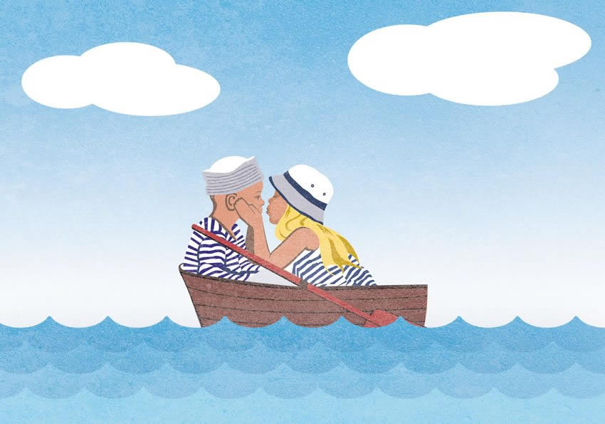 bimbi carta da parati