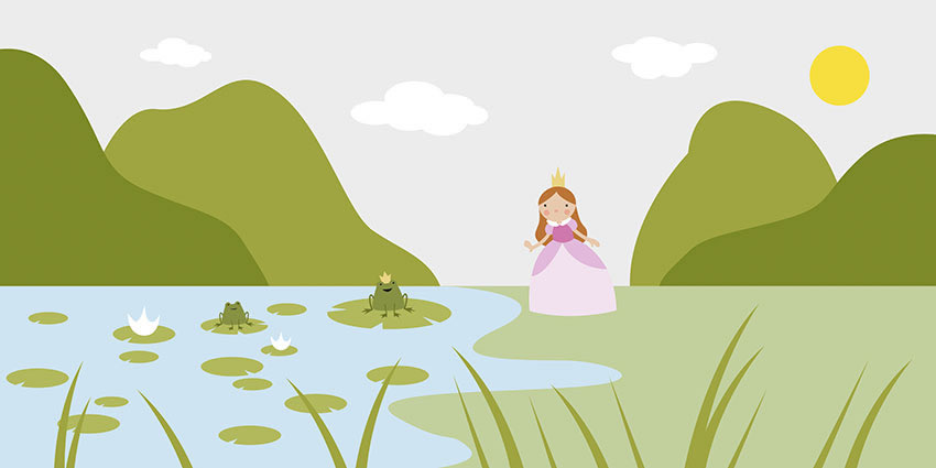 fiaba 4 carta da parati