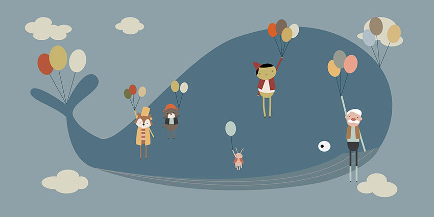 fiaba 5 carta da parati