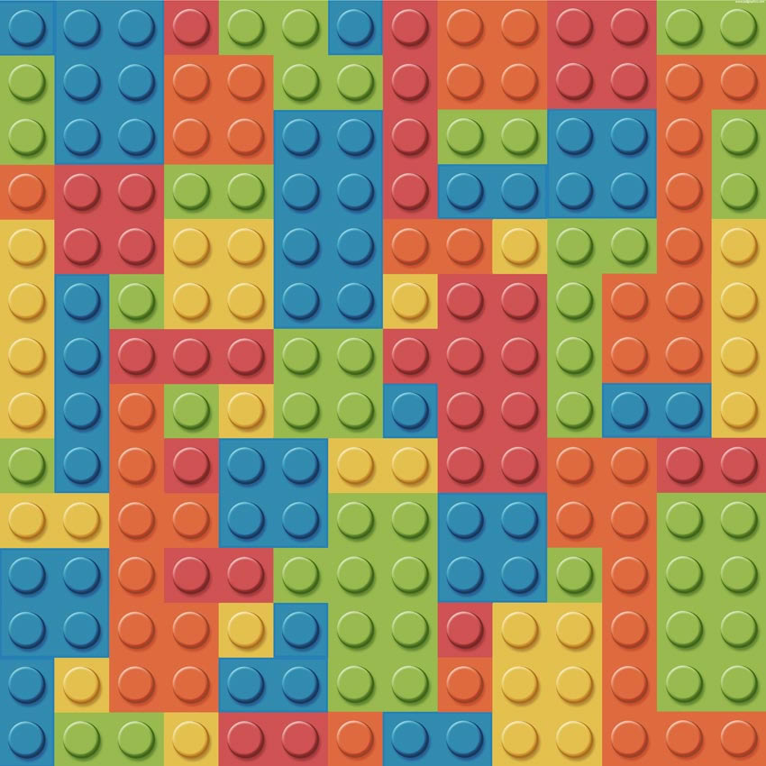 Parato Bambini - Giocattoli lego colore 1 Prima variante di colore