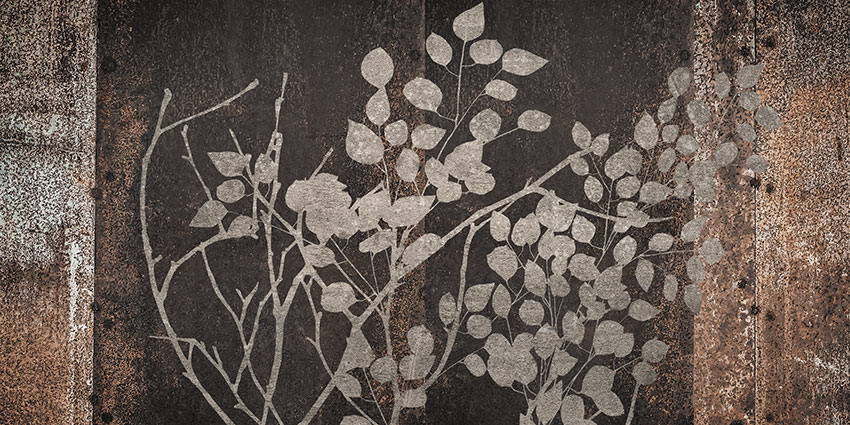 foglie di carta carta da parati