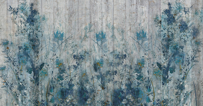 acquerello su cemento carta da parati