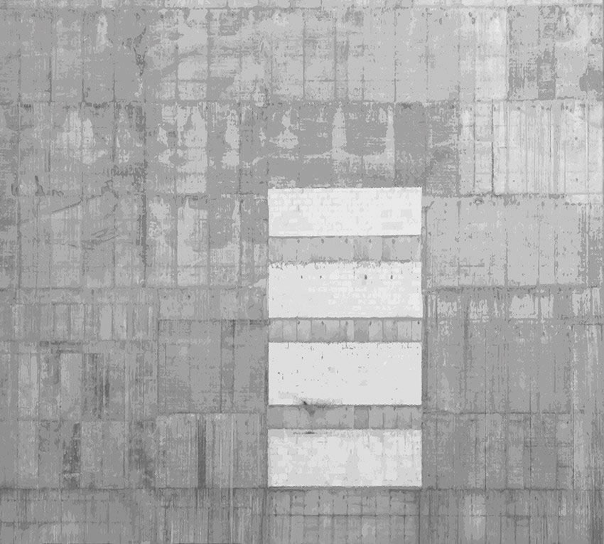 Parato Effetto cemento - Blocco di cemento colore 1 Carta da parati prima tipologia di colore