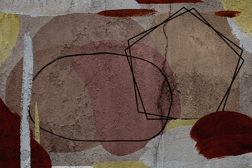 forme artistiche carta da parati