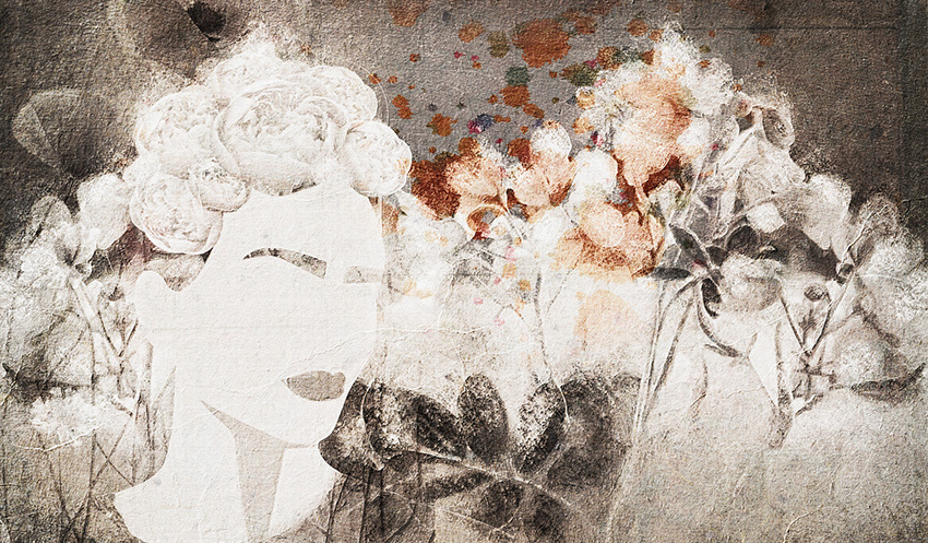 parete artistica carta da parati