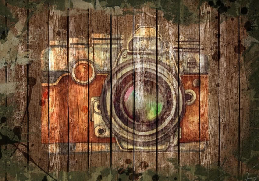 macchina fotografica carta da parati