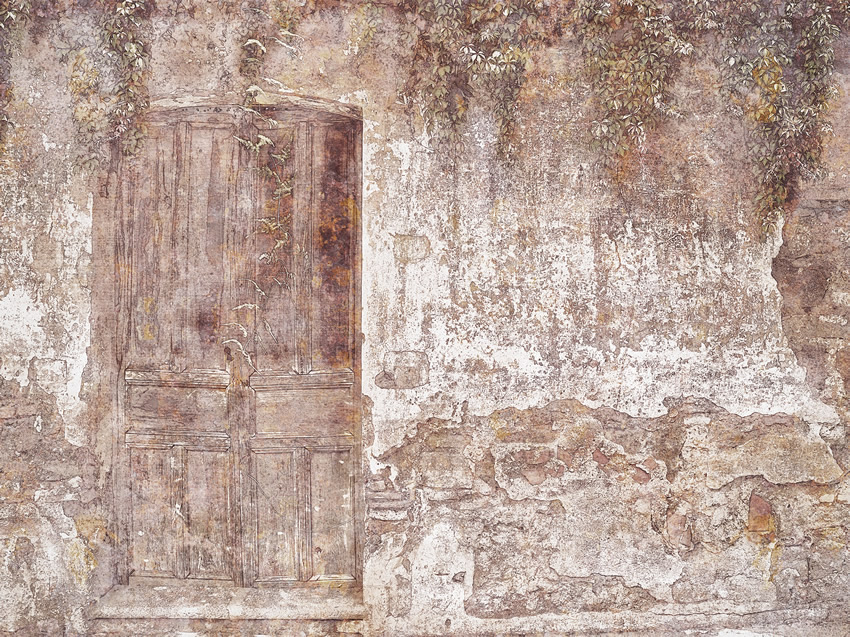muro vintage carta da parati