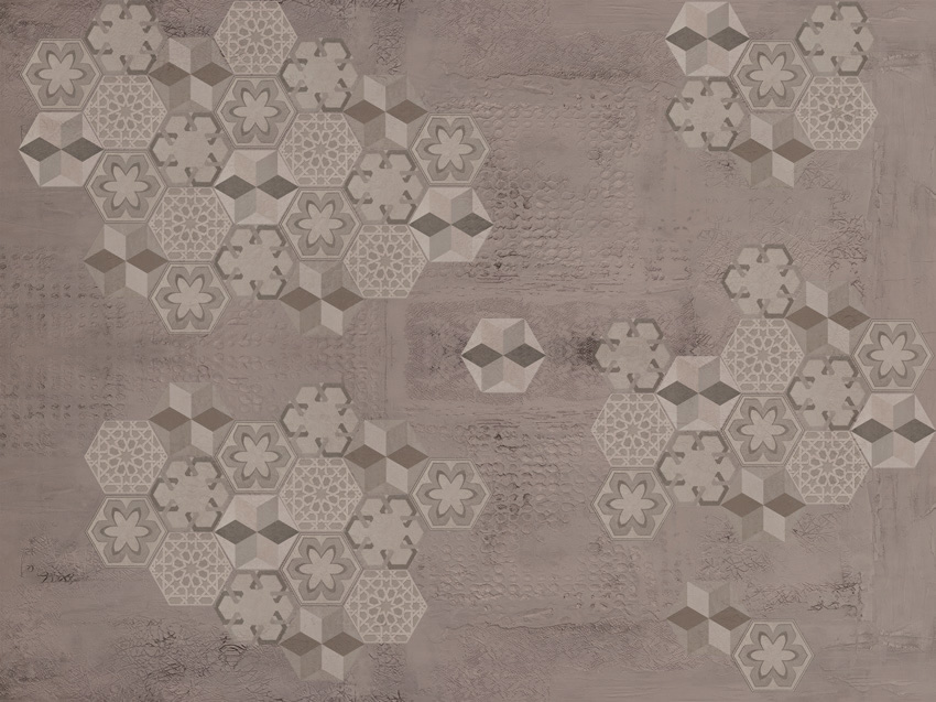 cementine esagono carta da parati