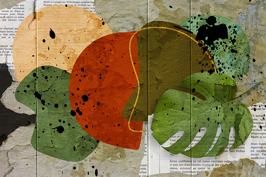 geometrico naturale carta da parati