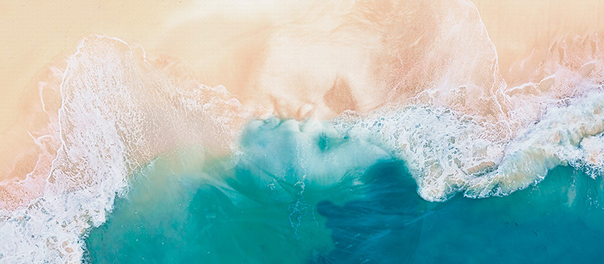 terra e mare carta da parati