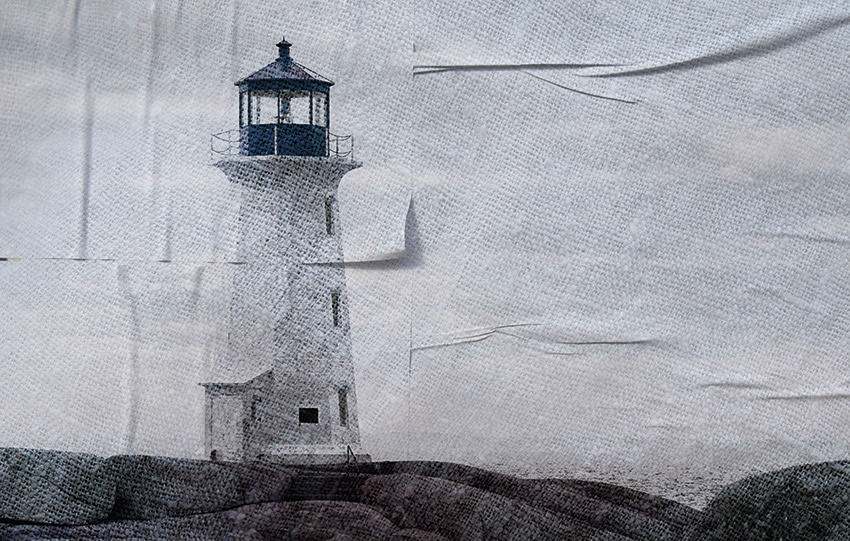 tessuto faro carta da parati