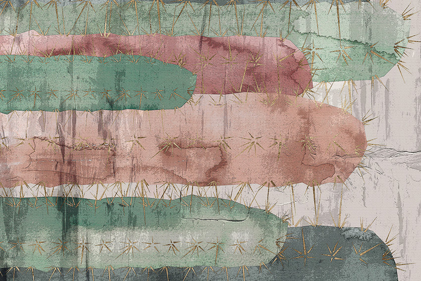 cactus moderno carta da parati