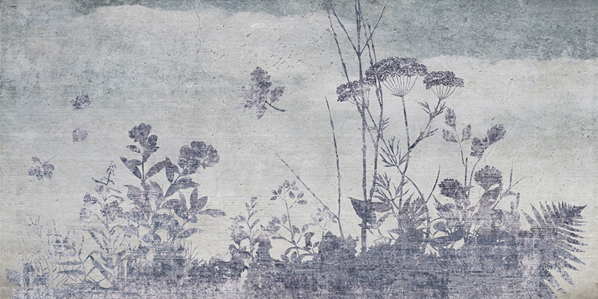 erba di campo carta da parati