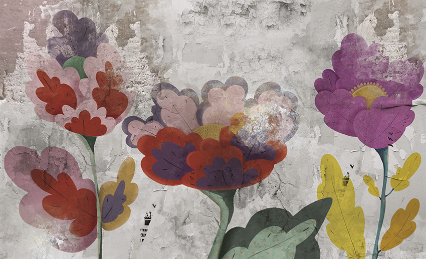 fioritura di primavera carta da parati