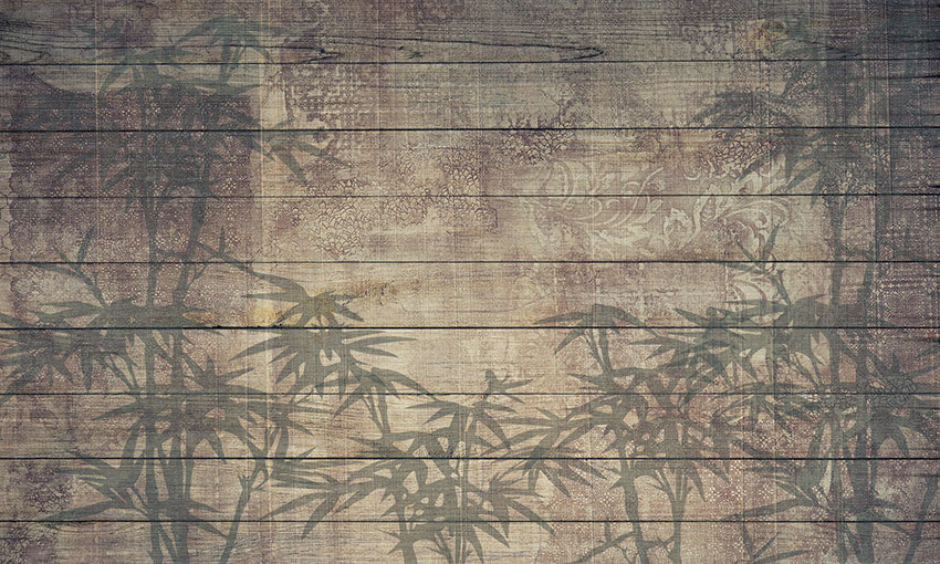 foresta di bambu carta da parati