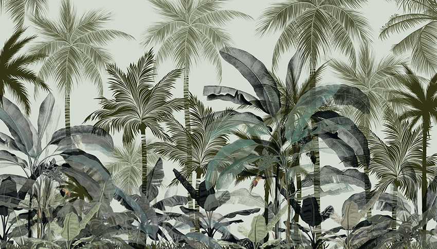 giungla carta da parati