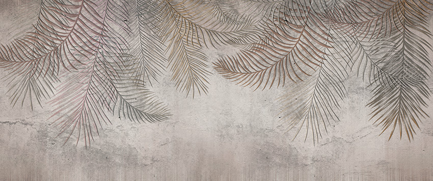 piante decor carta da parati