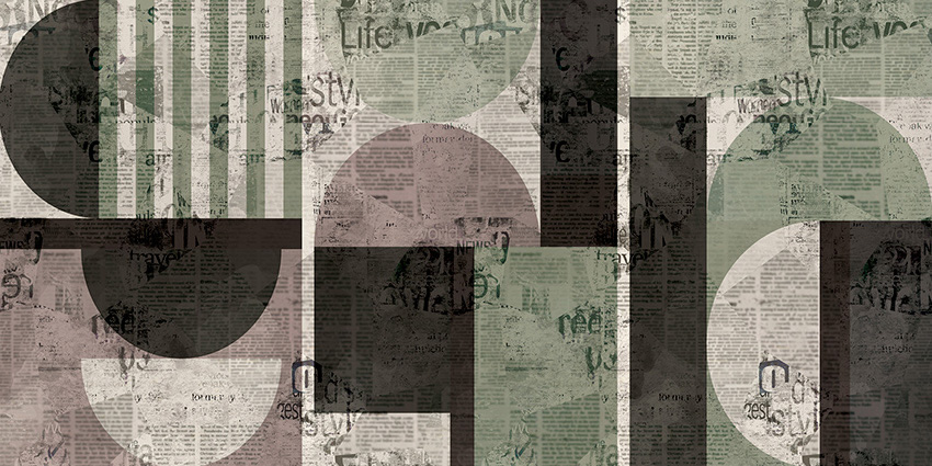 news geometric carta da parati pavimento