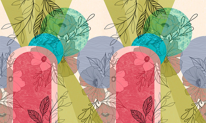 giardino magico carta da parati