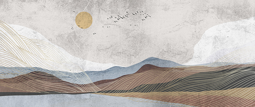 sunset carta da parati