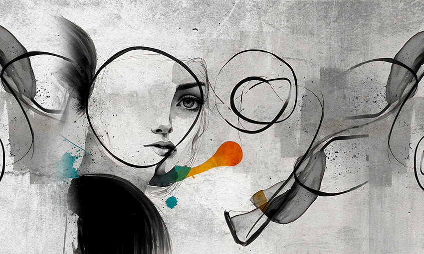 venere astratta carta da parati