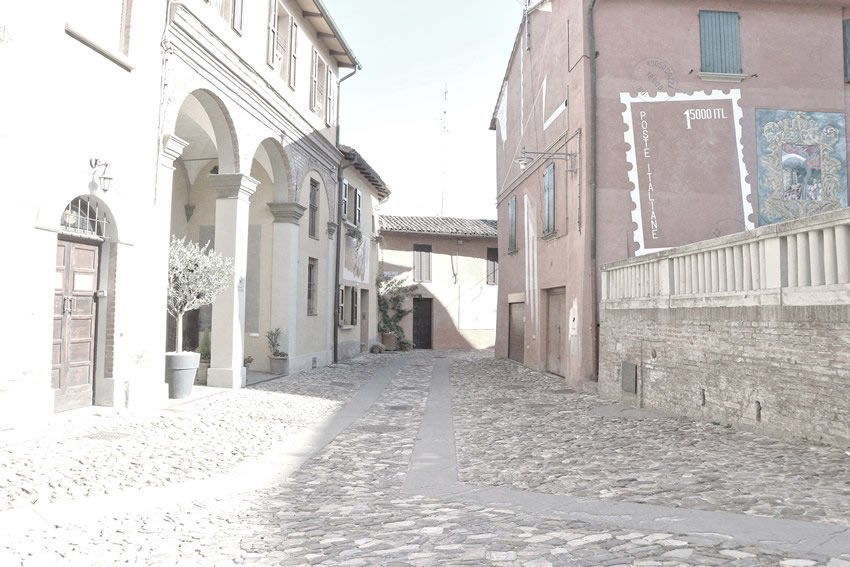 centro storico carta da parati