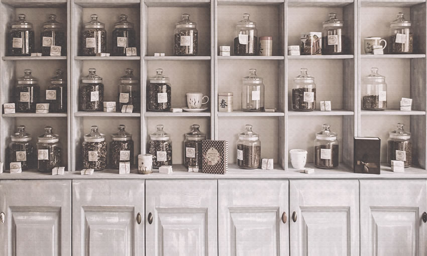 credenza carta da parati