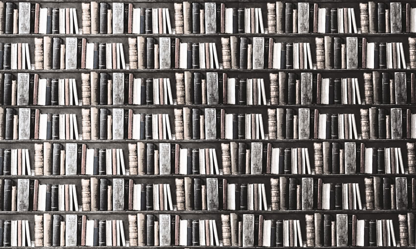 libreria carta da parati