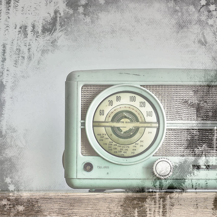 radio carta da parati