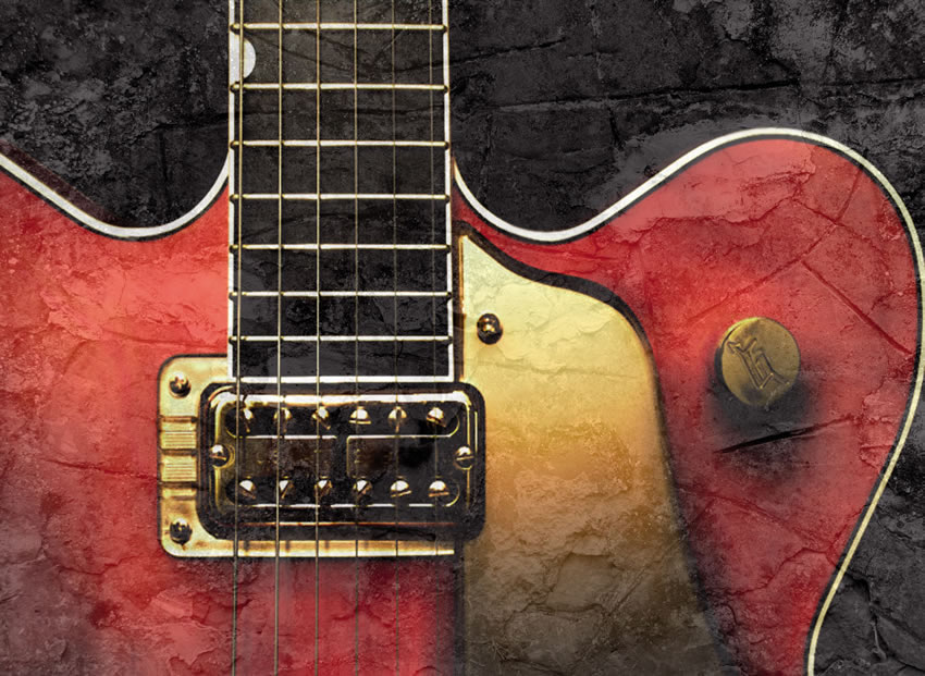 chitarra carta da parati