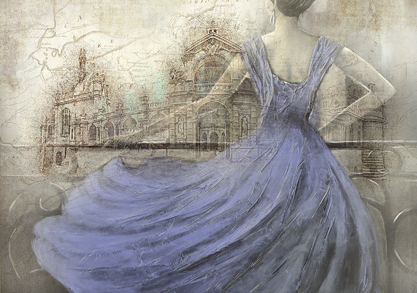 lady c carta da parati